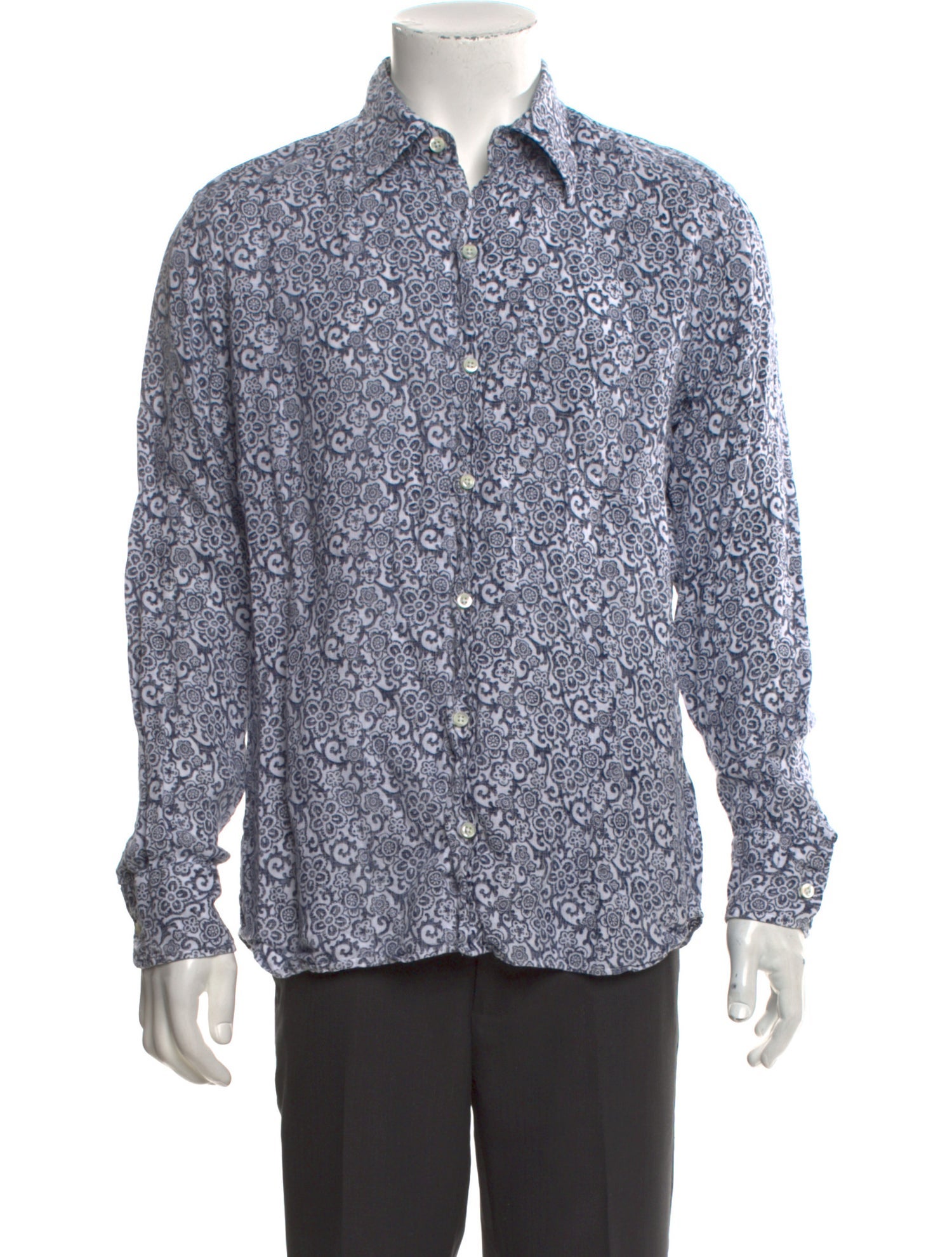 Vilebrequin Floral Print Long Sleeve Shirt