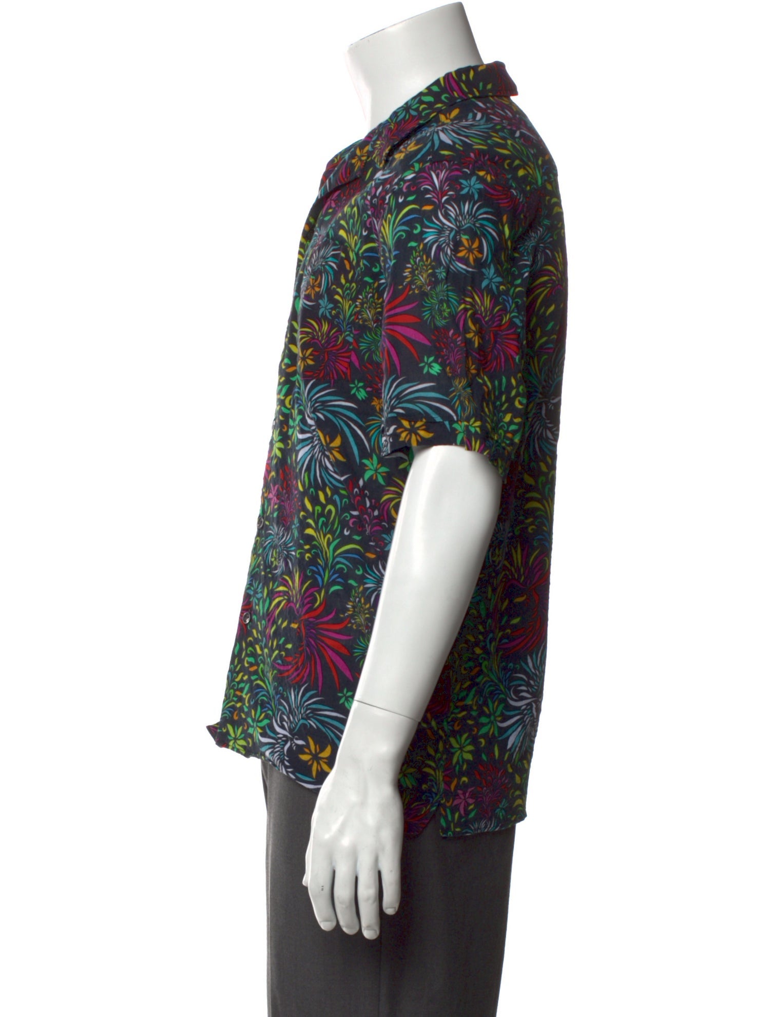 Vilebrequin Floral Print Short Sleeve Shirt