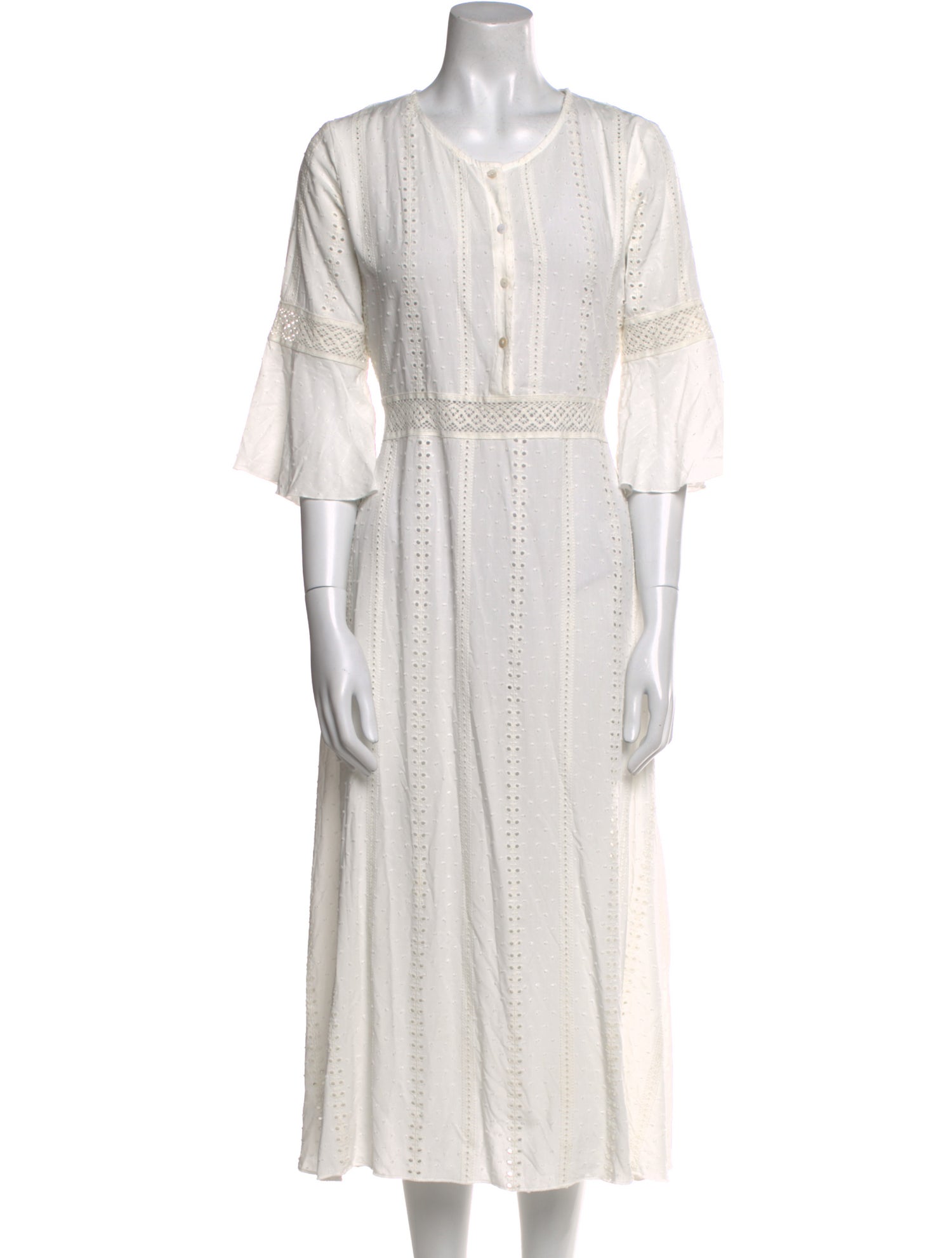 Vilebrequin Scoop Neck Midi Length Dress