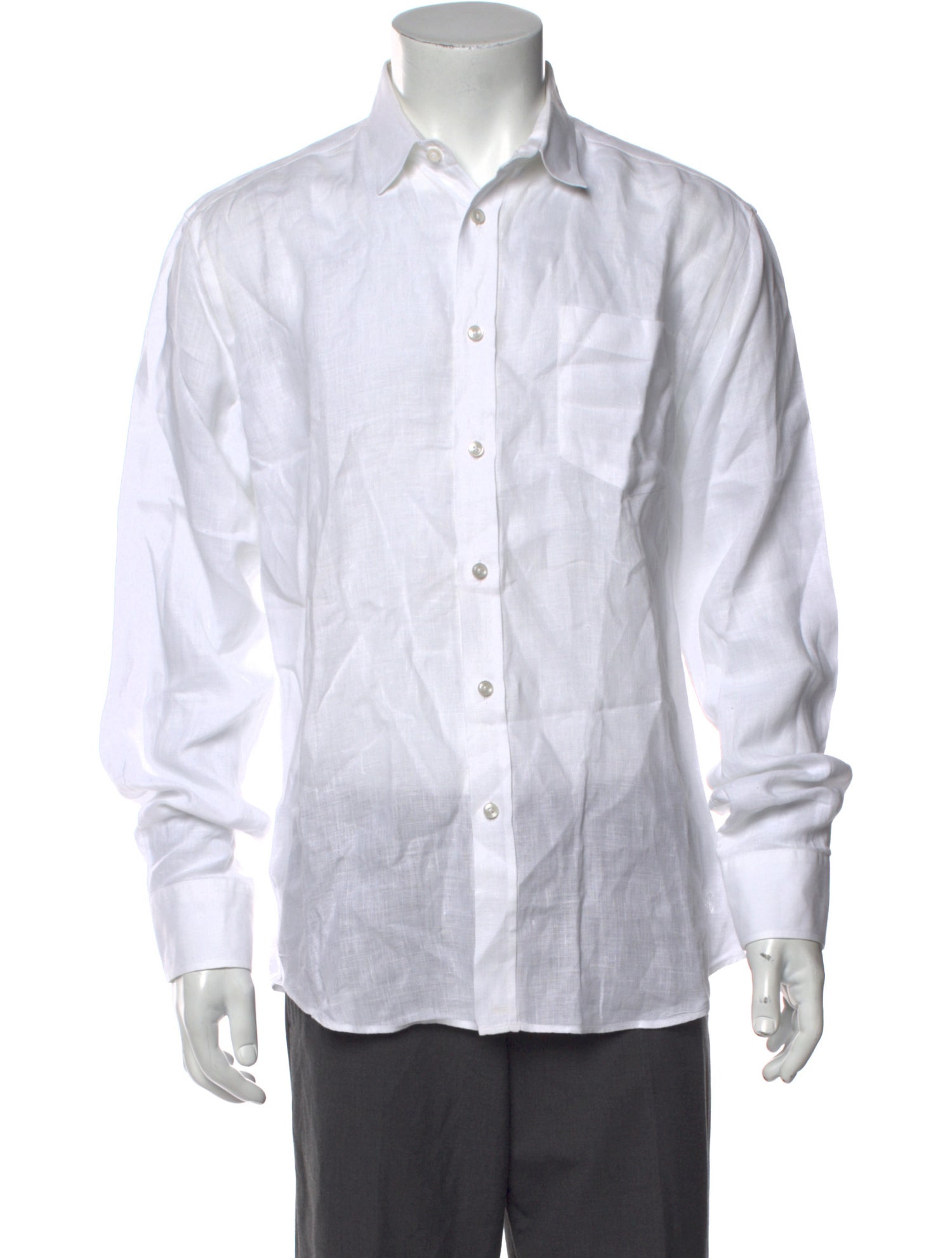 Vilebrequin Linen Striped Dress Shirt