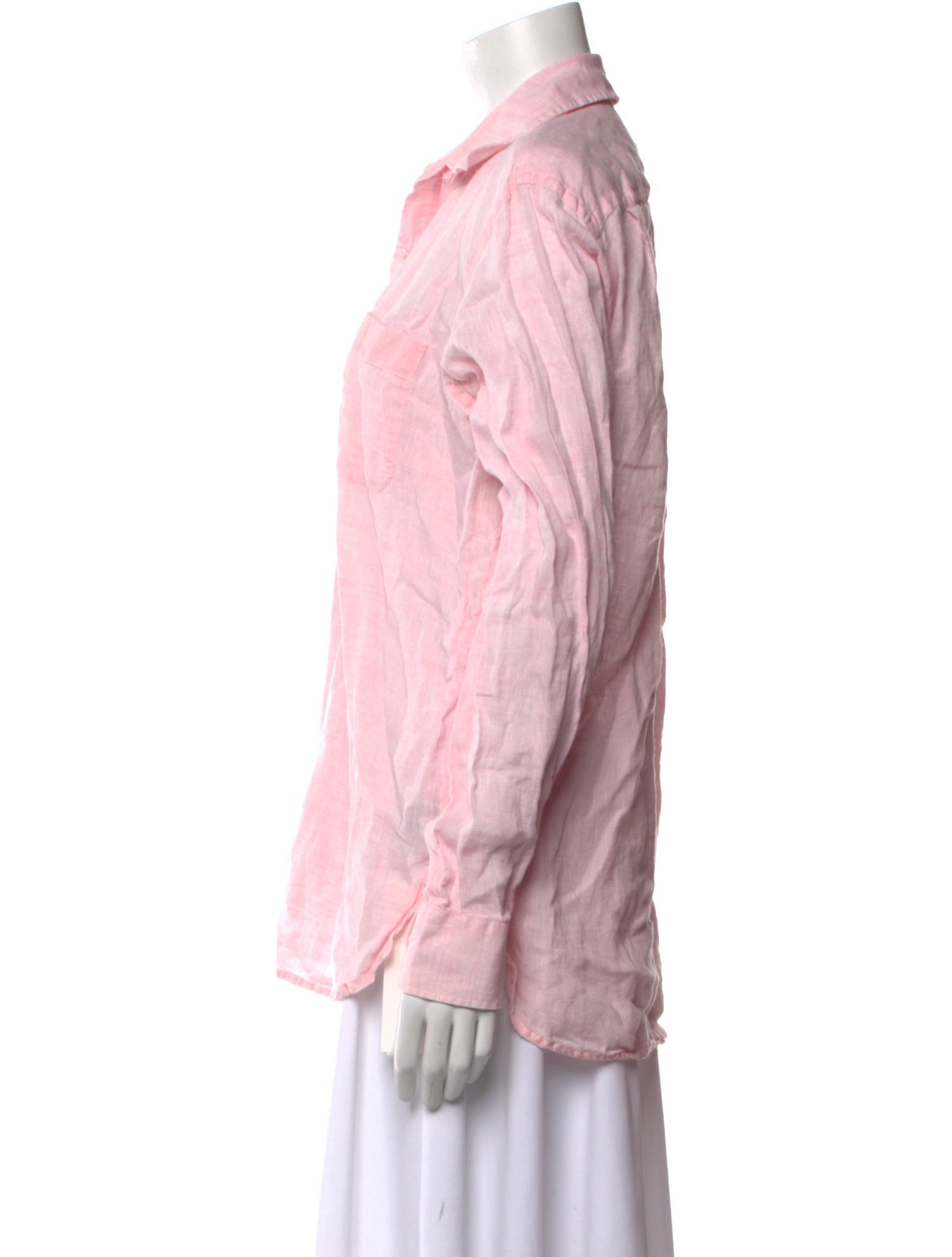 Vilebrequin Linen Long Sleeve Button-Up Top