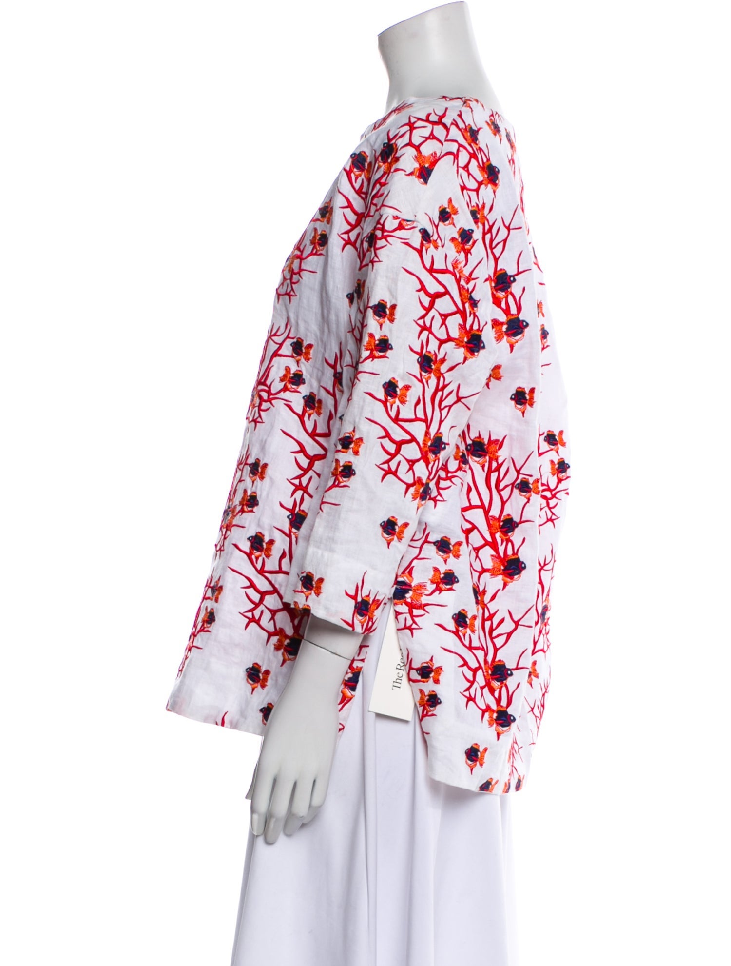 Vilebrequin Linen Floral Print Tunic