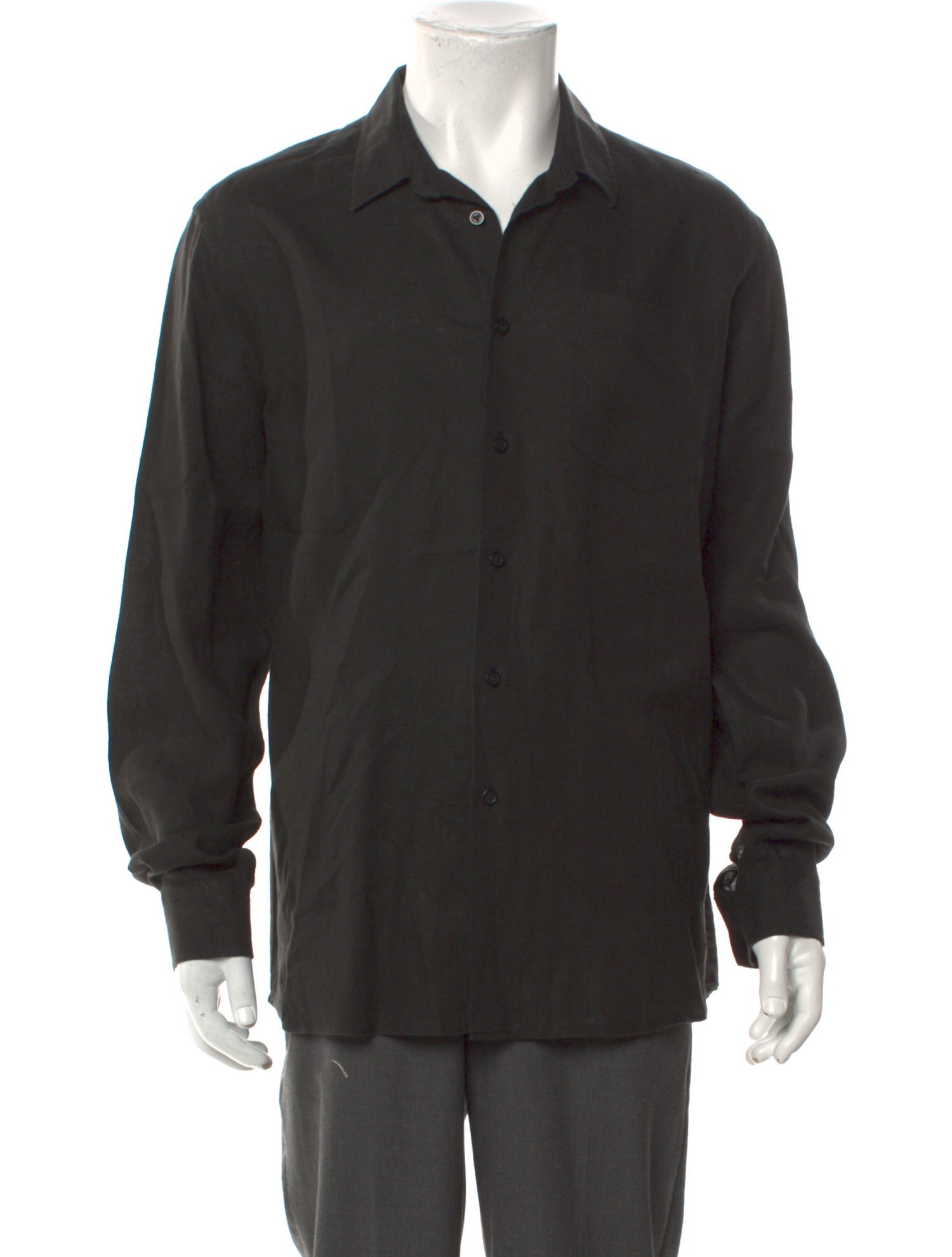 Vilebrequin Linen Long Sleeve Dress Shirt