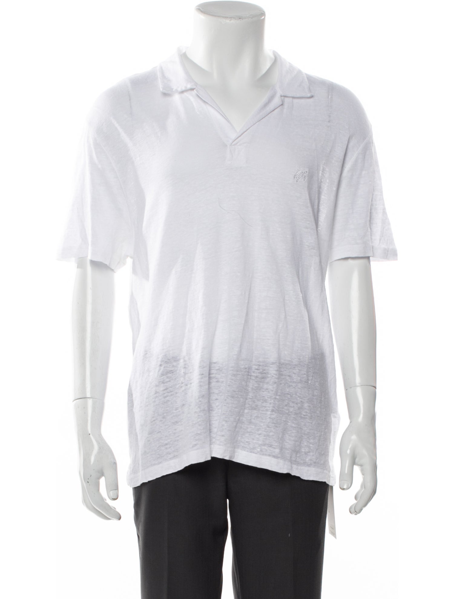 Vilebrequin V-Neck Short Sleeve Polo Shirt