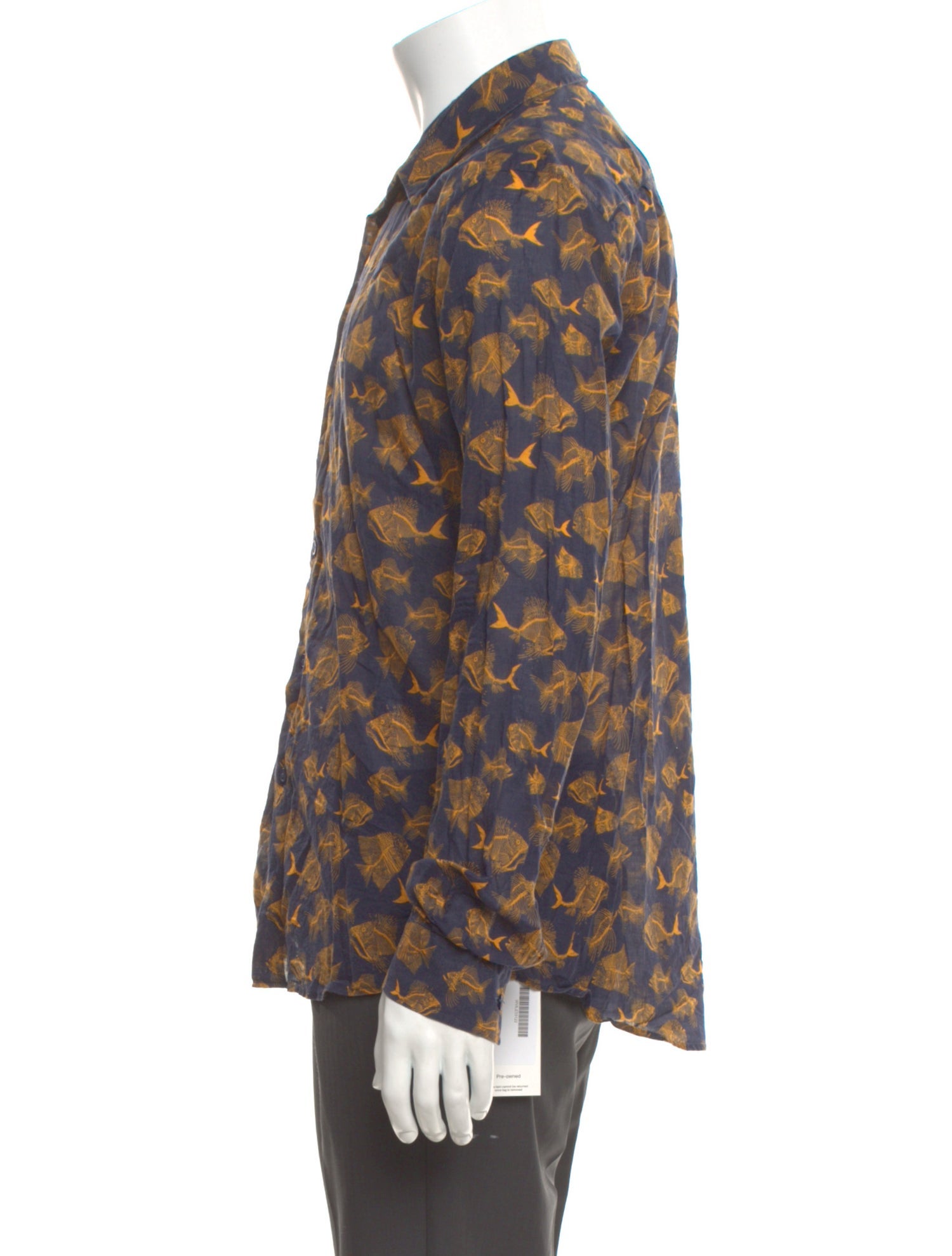 Vilebrequin Printed Long Sleeve Dress Shirt