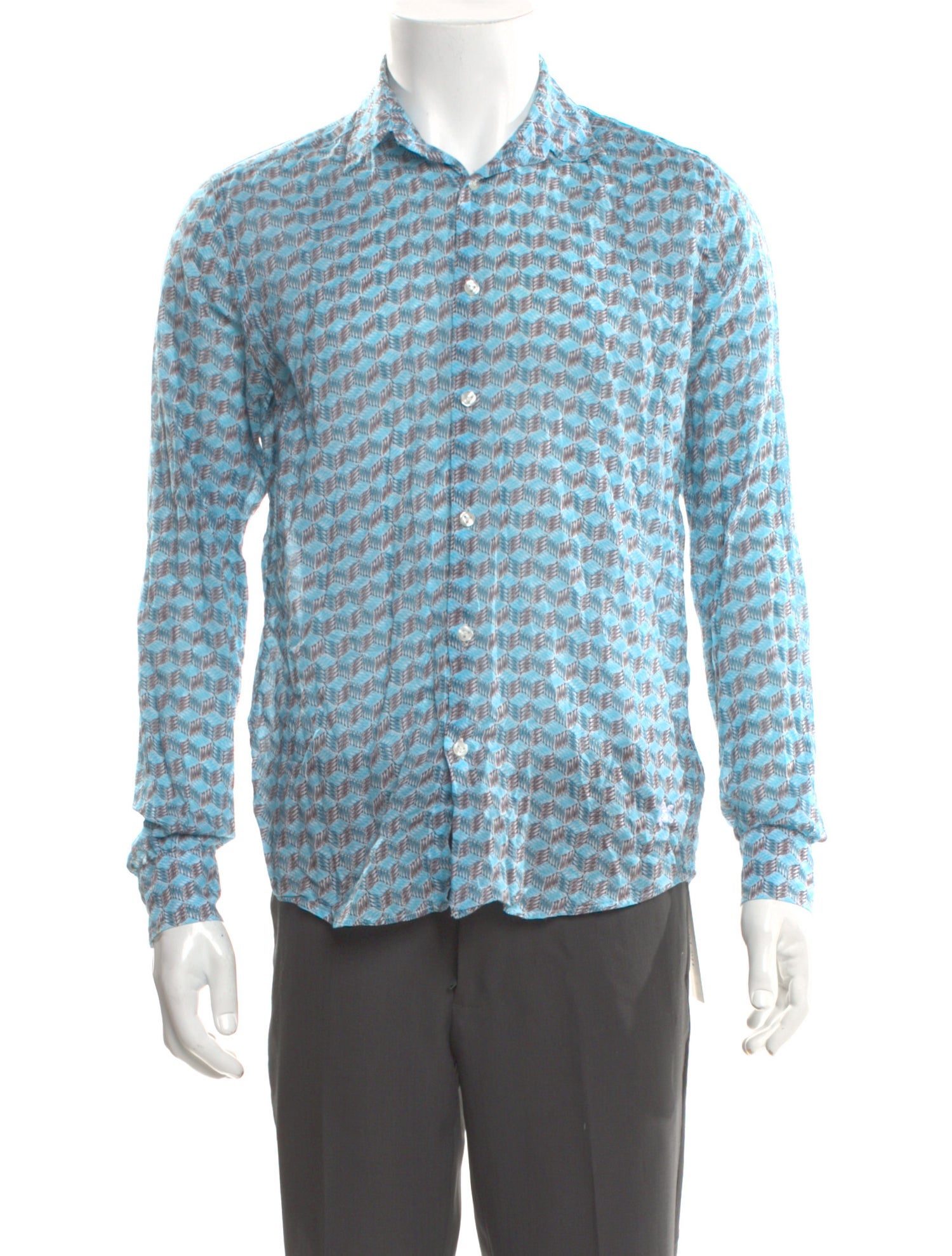Vilebrequin Printed Long Sleeve Shirt