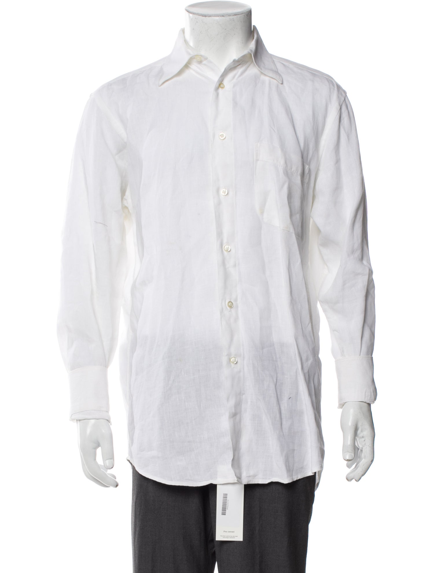 Vilebrequin Linen Long Sleeve Dress Shirt
