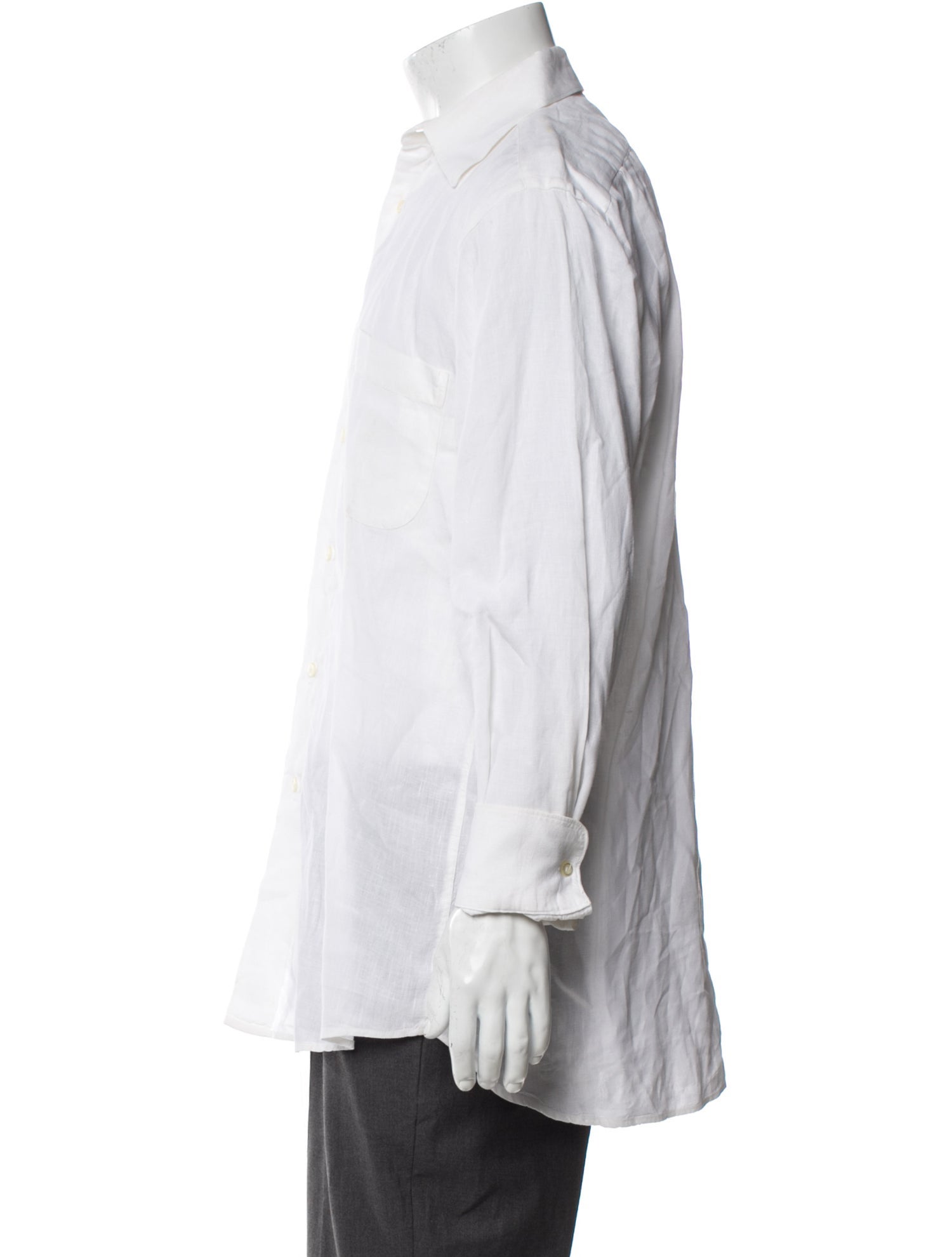 Vilebrequin Linen Long Sleeve Dress Shirt