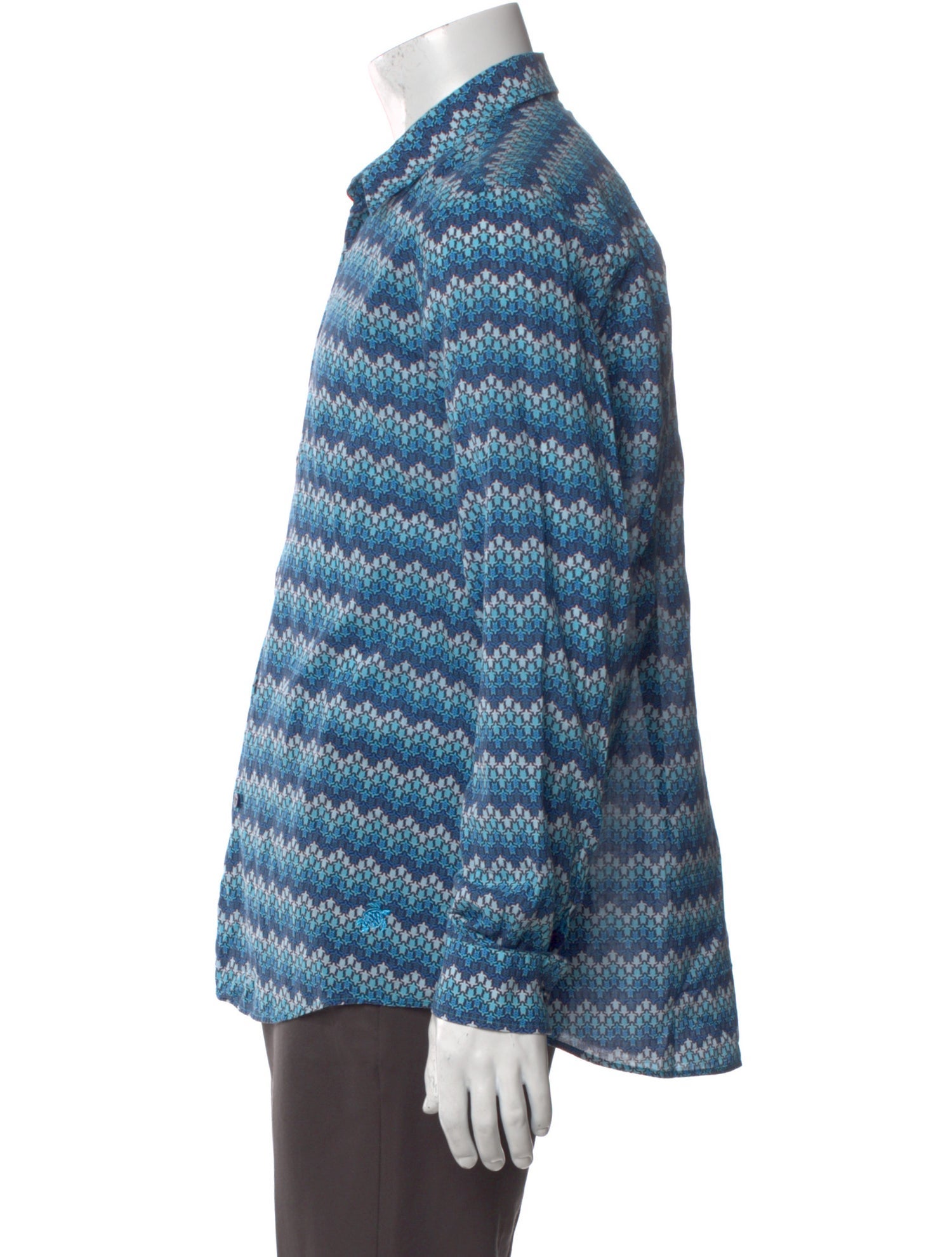 Vilebrequin Printed Long Sleeve Shirt