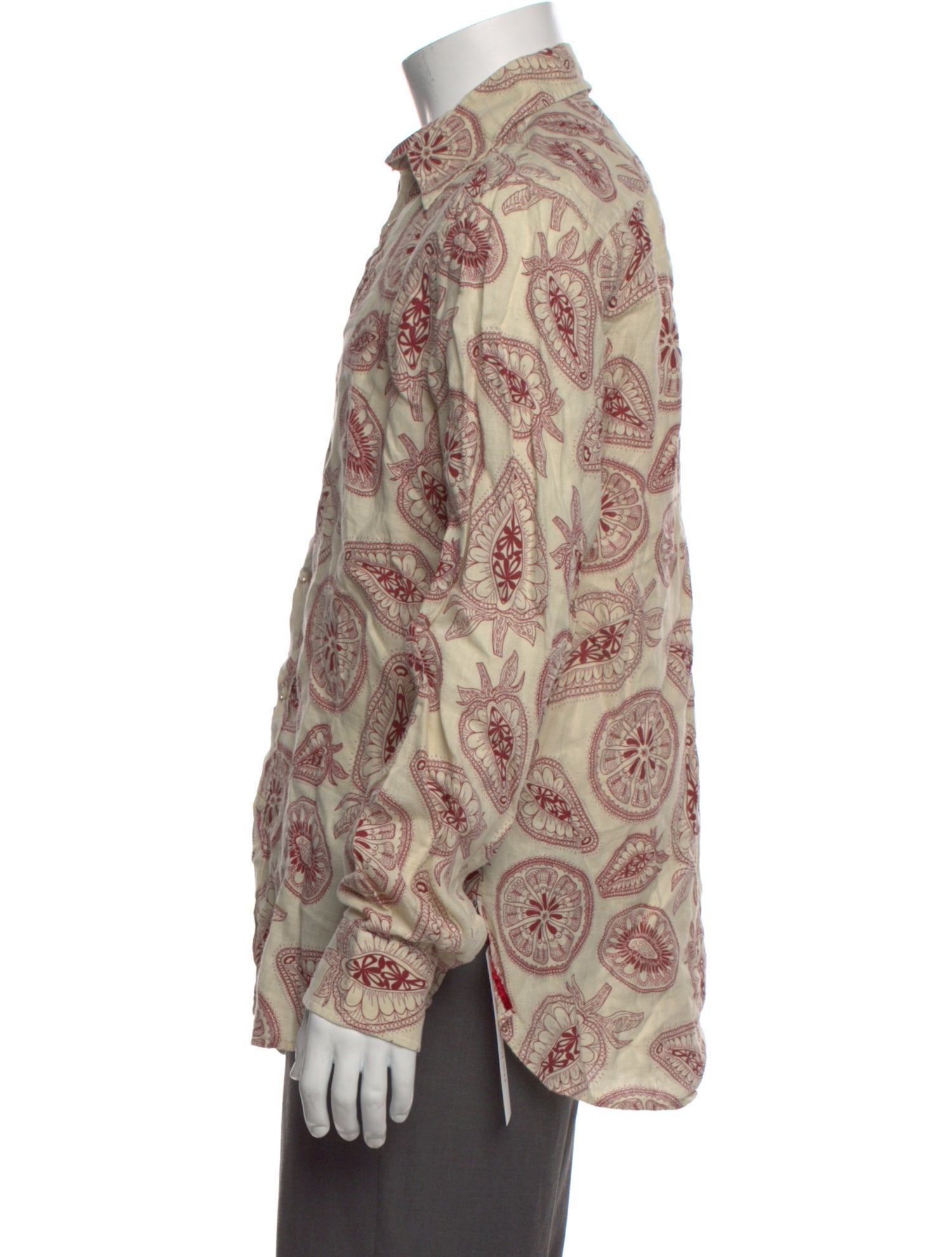 Vilebrequin Linen Graphic Print Shirt