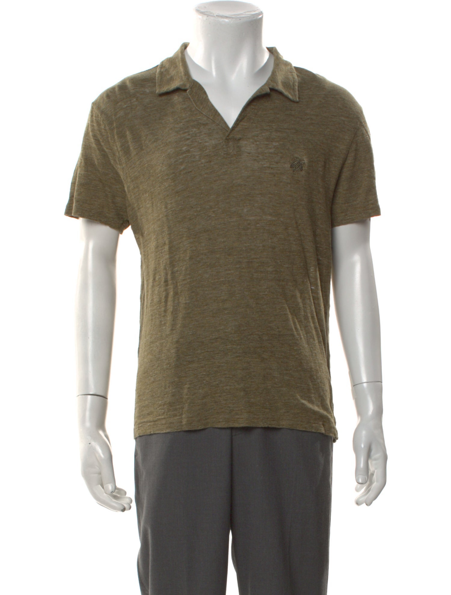 Vilebrequin Linen Collar Polo Shirt
