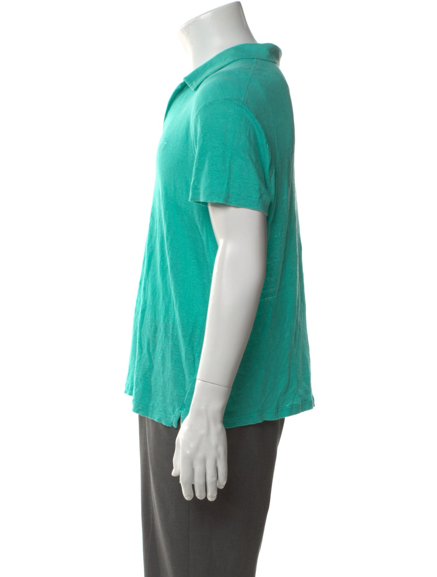 Vilebrequin Linen V-Neck Polo Shirt