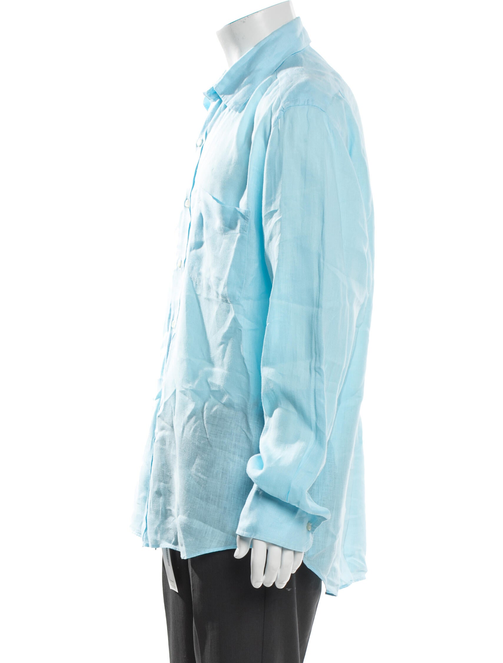 Vilebrequin Linen Long Sleeve Dress Shirt