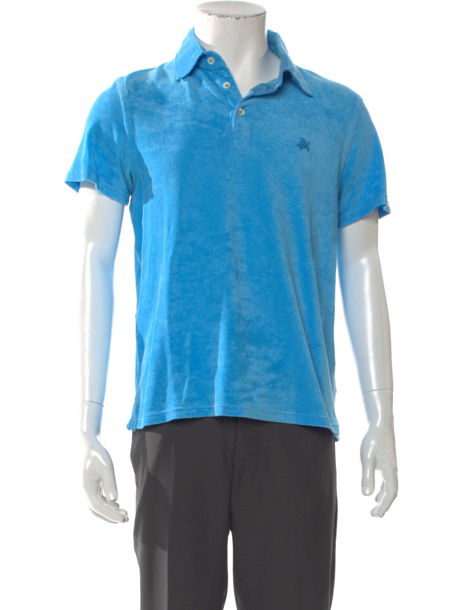 Vilebrequin V-Neck Short Sleeve Polo Shirt