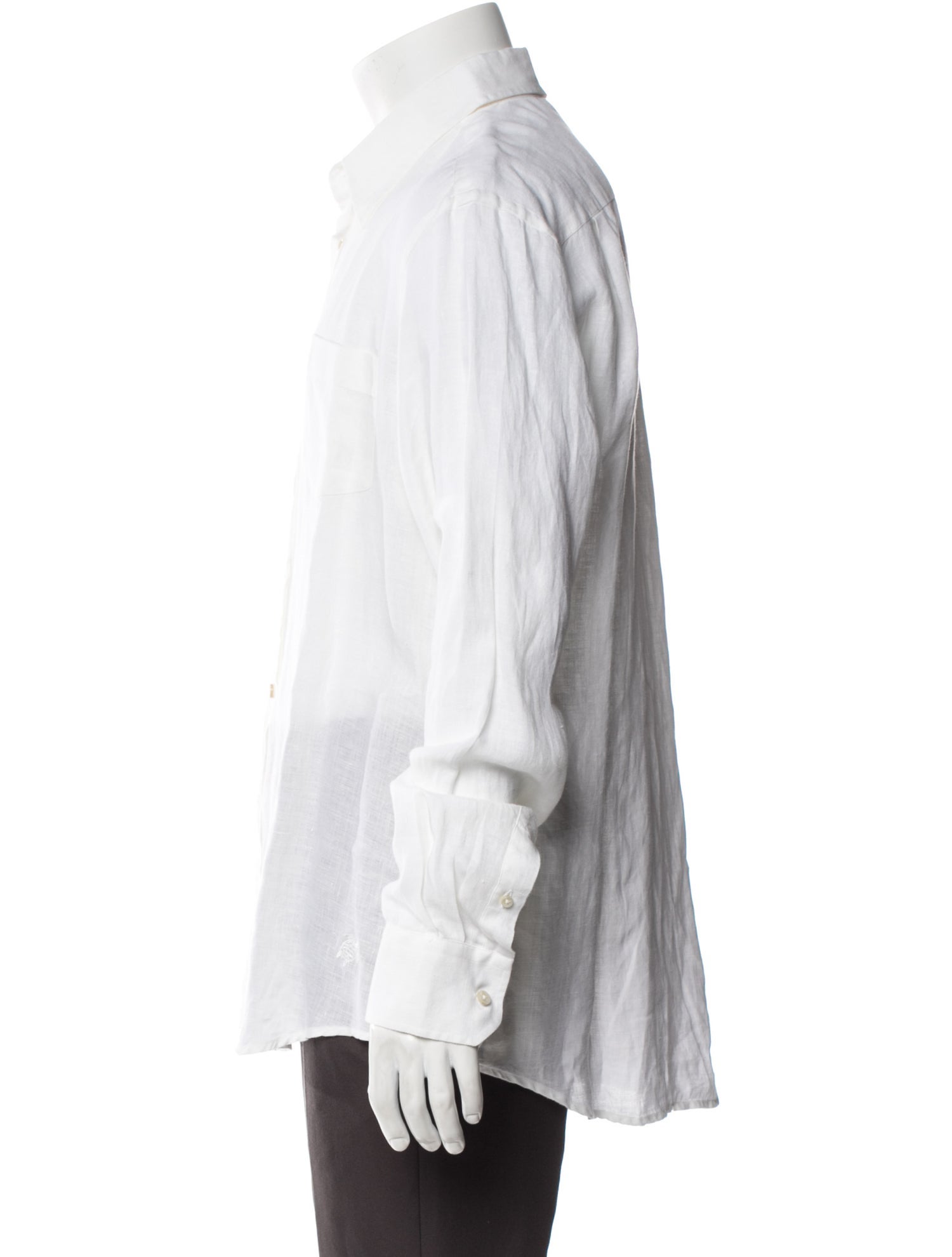 Vilebrequin Linen Long Sleeve Dress Shirt