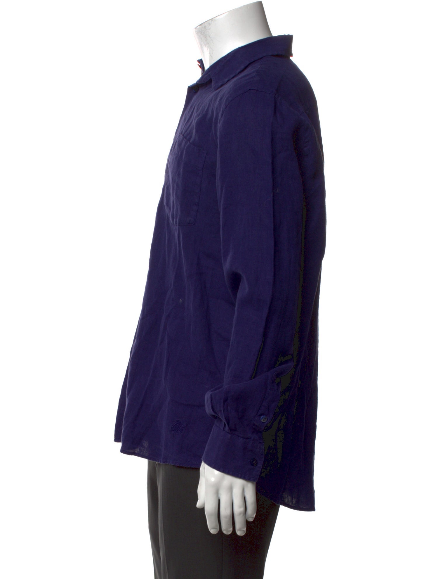 Vilebrequin Linen Long Sleeve Dress Shirt