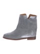 Via Roma 15 Suede Moto Boots