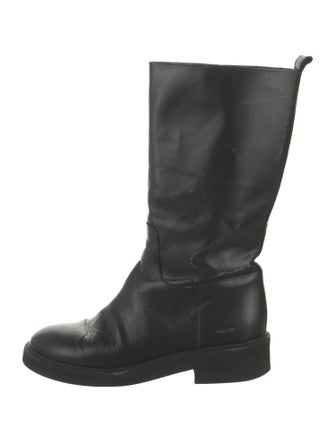 Via Roma 15 Leather Moto Boots