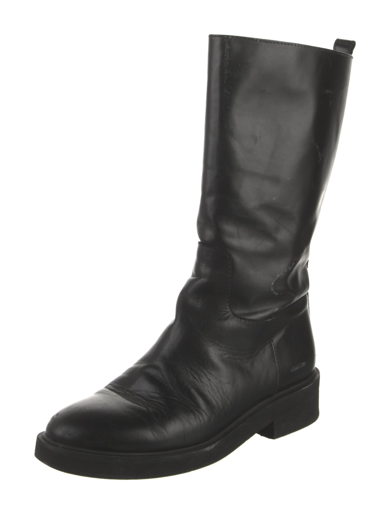 Via Roma 15 Leather Moto Boots