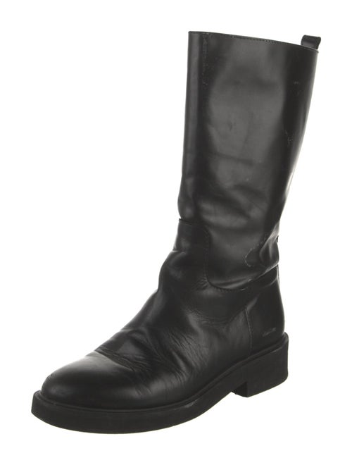 Via Roma 15 Leather Moto Boots