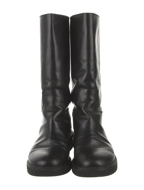 Via Roma 15 Leather Moto Boots