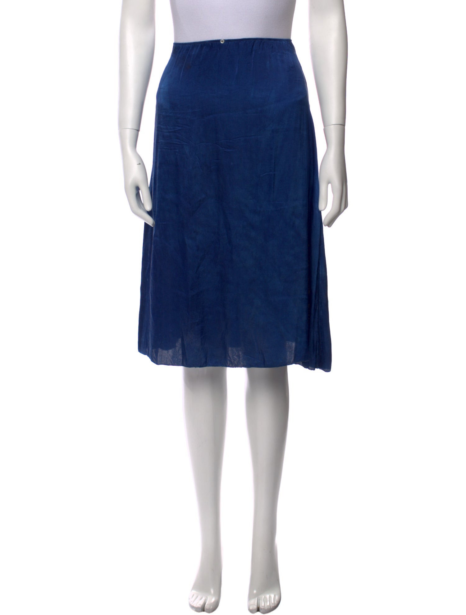 Vivien Ramsay Silk Knee-Length Skirt