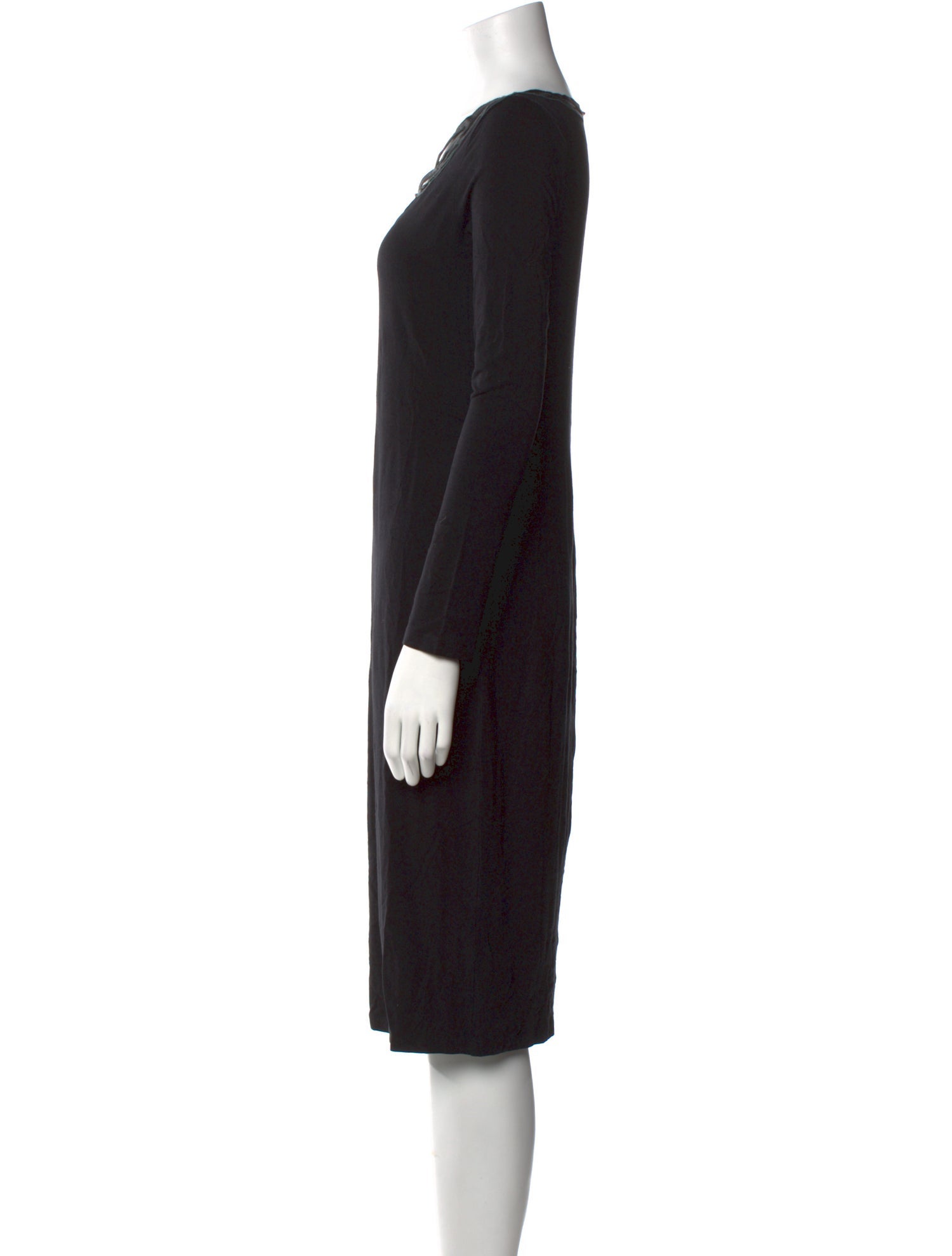 Vivien Ramsay Cowl Neck Midi Length Dress