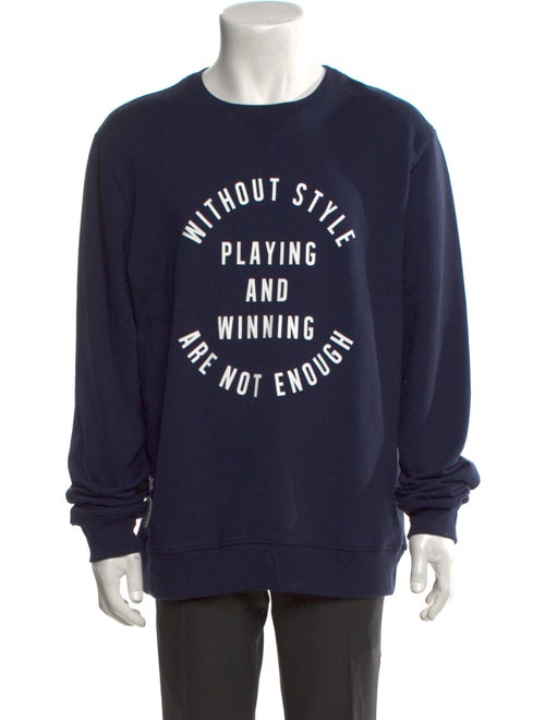 Visionaire x Lacoste Graphic Print Crew Neck Pullover