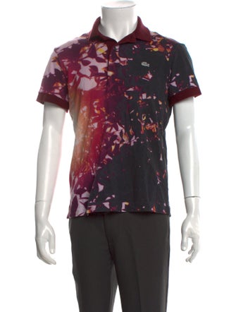 Visionaire x Lacoste Tie-Dye Print Short Sleeve Shirt