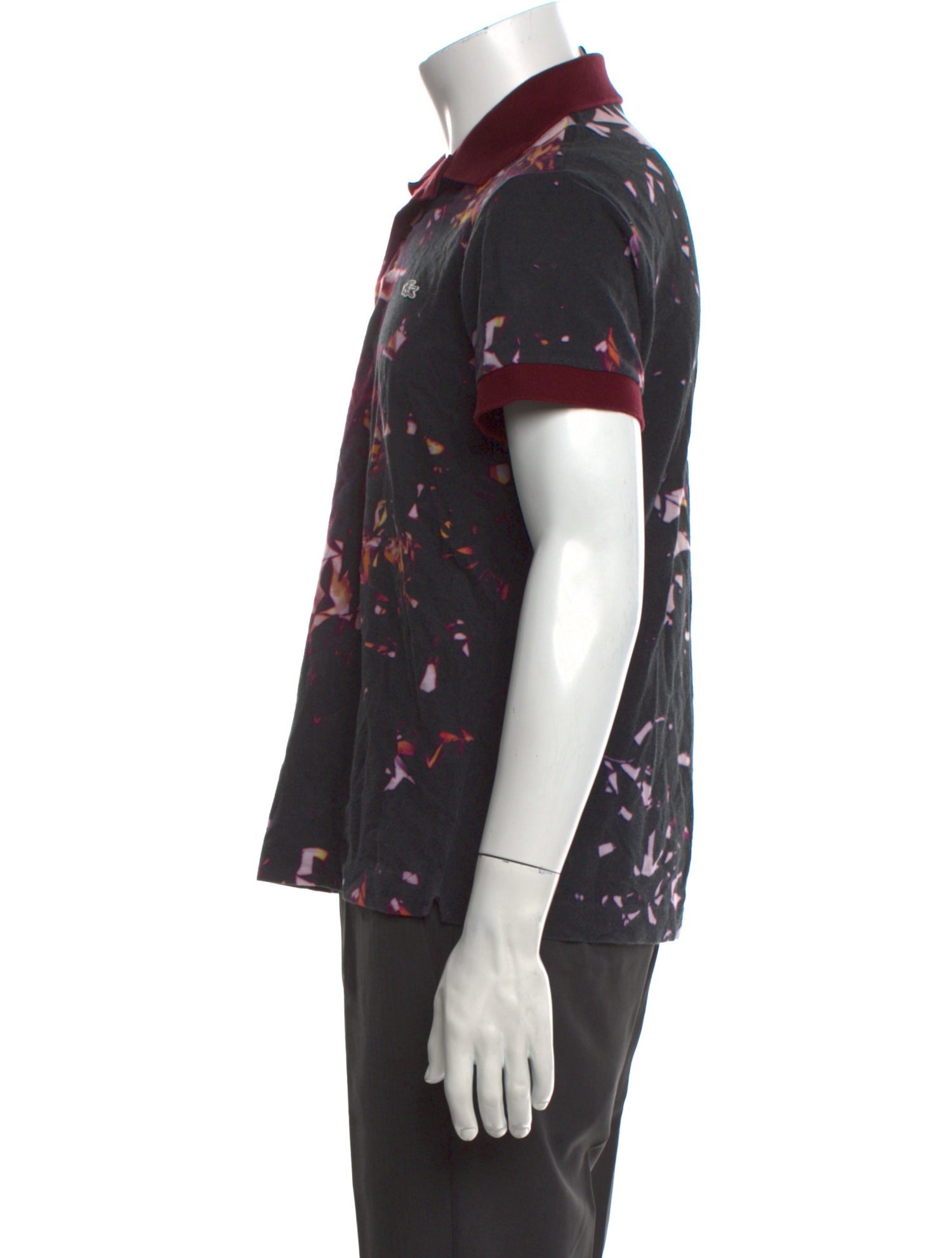 Visionaire x Lacoste Tie-Dye Print Short Sleeve Shirt