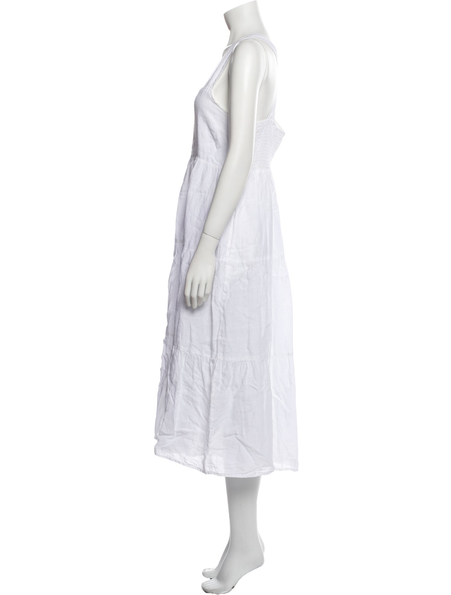 Vitamin A Square Neckline Midi Length Dress