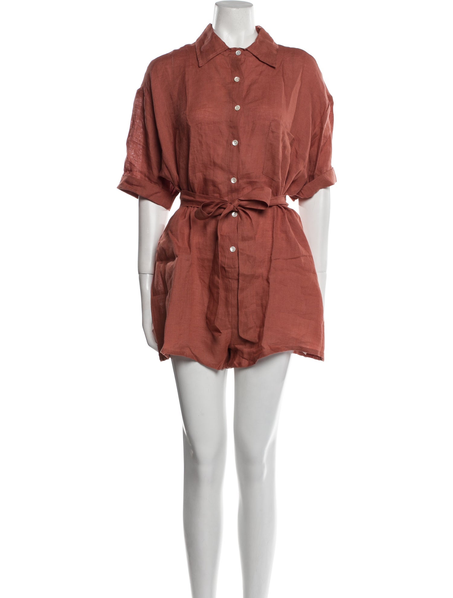Vitamin A Linen Romper w/ Tags