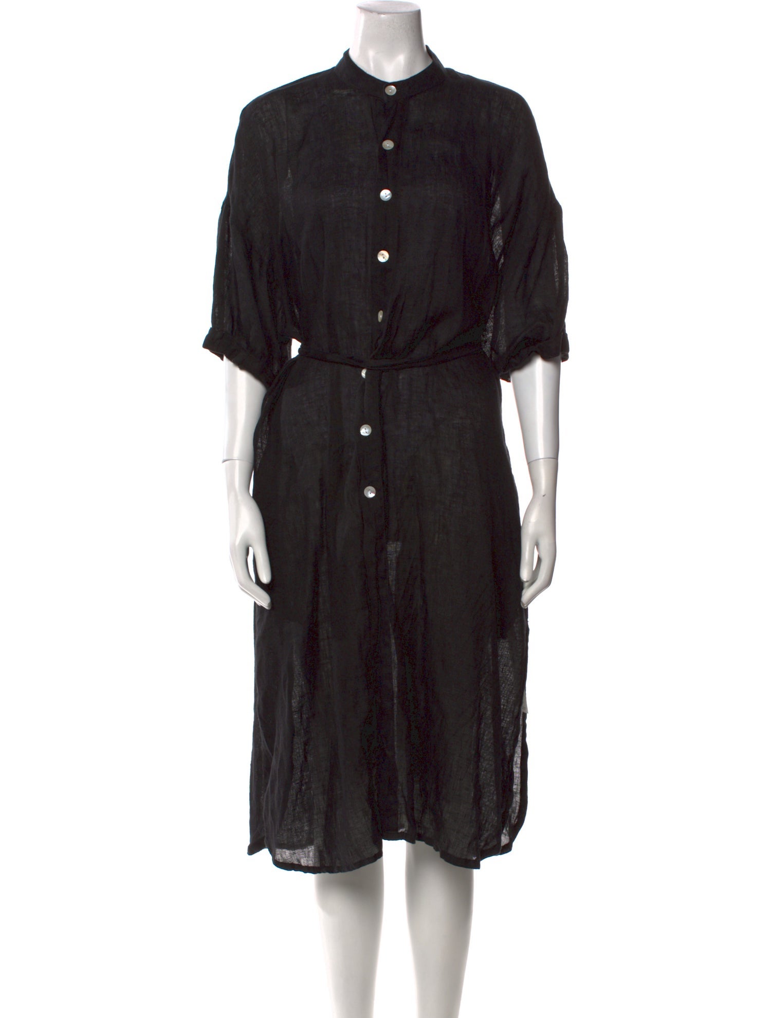 Vitamin A Linen Midi Length Dress