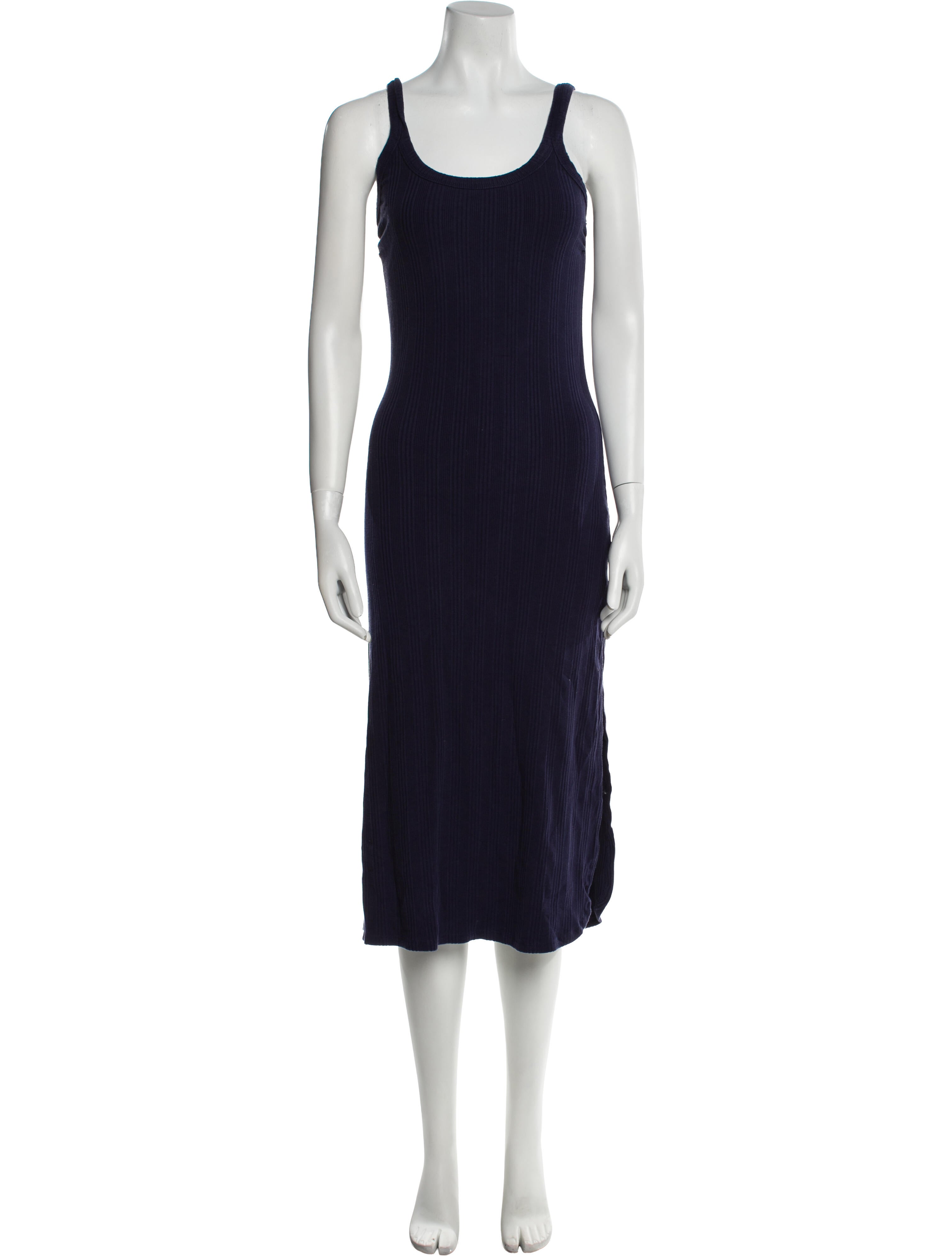 Vitamin A Scoop Neck Midi Length Dress