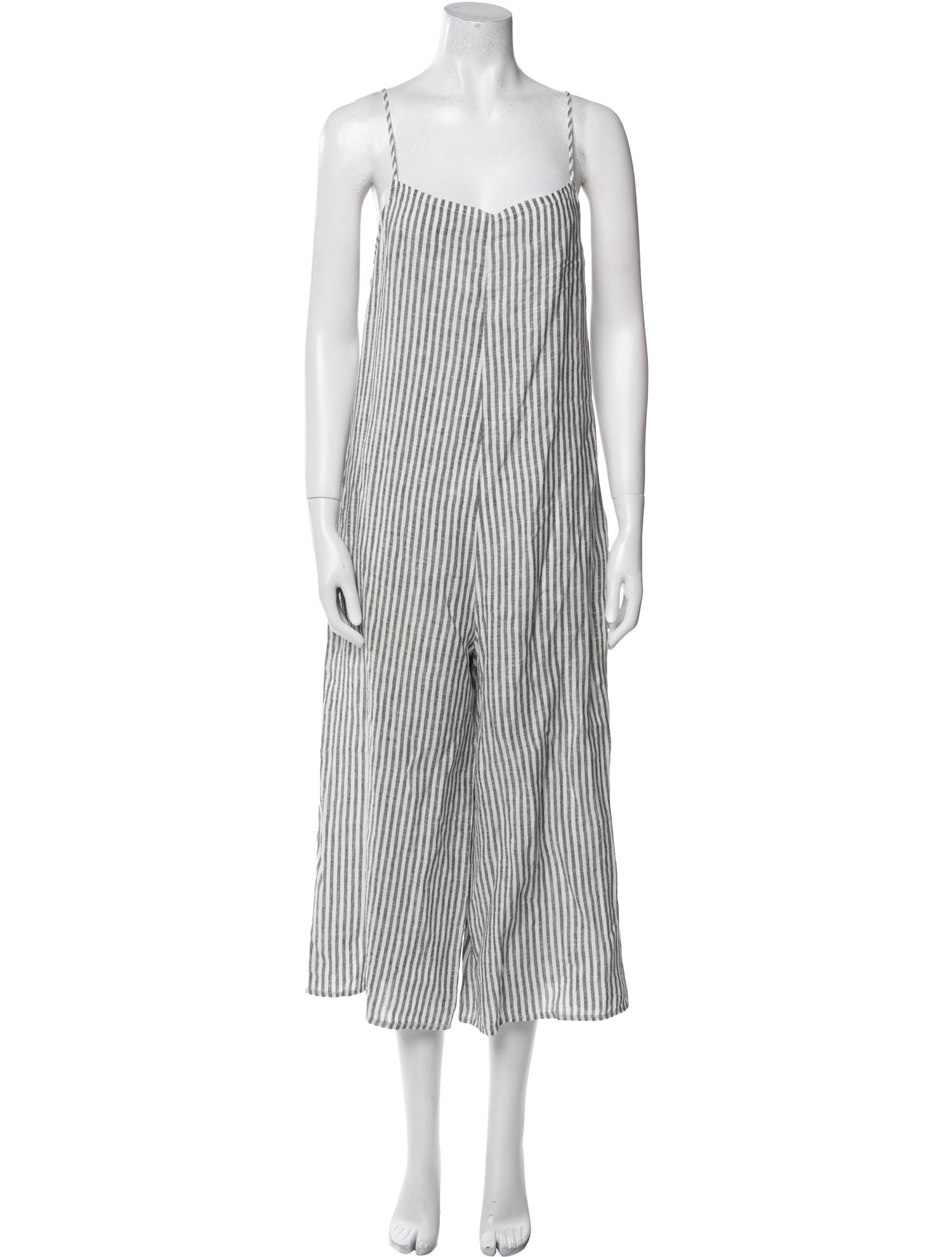 Vitamin A Striped Square Neckline Jumpsuit