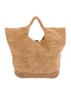 Vitamin A Raffia Bucket Bag