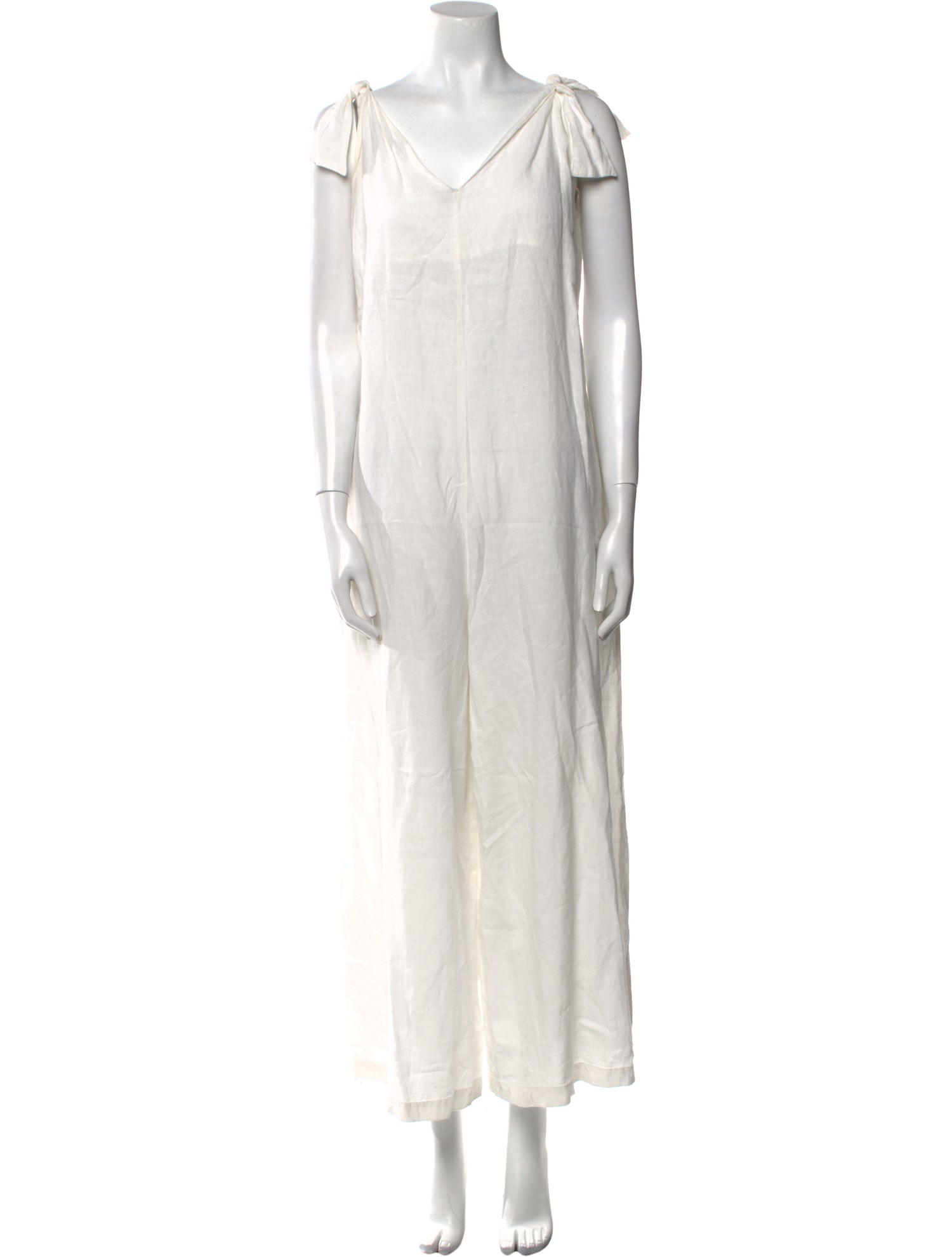 Vitamin A Linen Crew Neck Jumpsuit