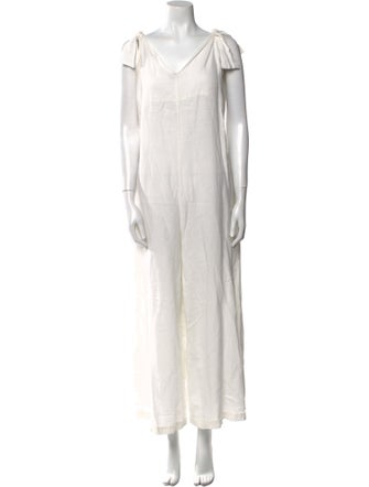 Vitamin A Linen Crew Neck Jumpsuit