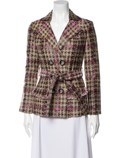 Vivienne Hu Plaid Print Blazer