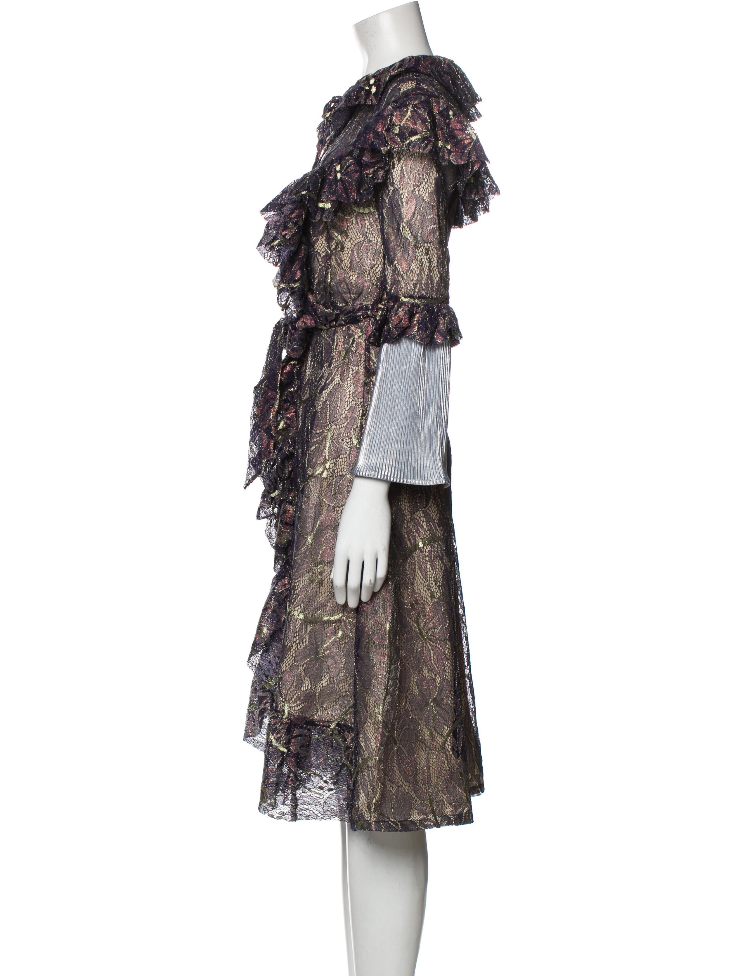 Vivienne Hu Printed Midi Length Dress