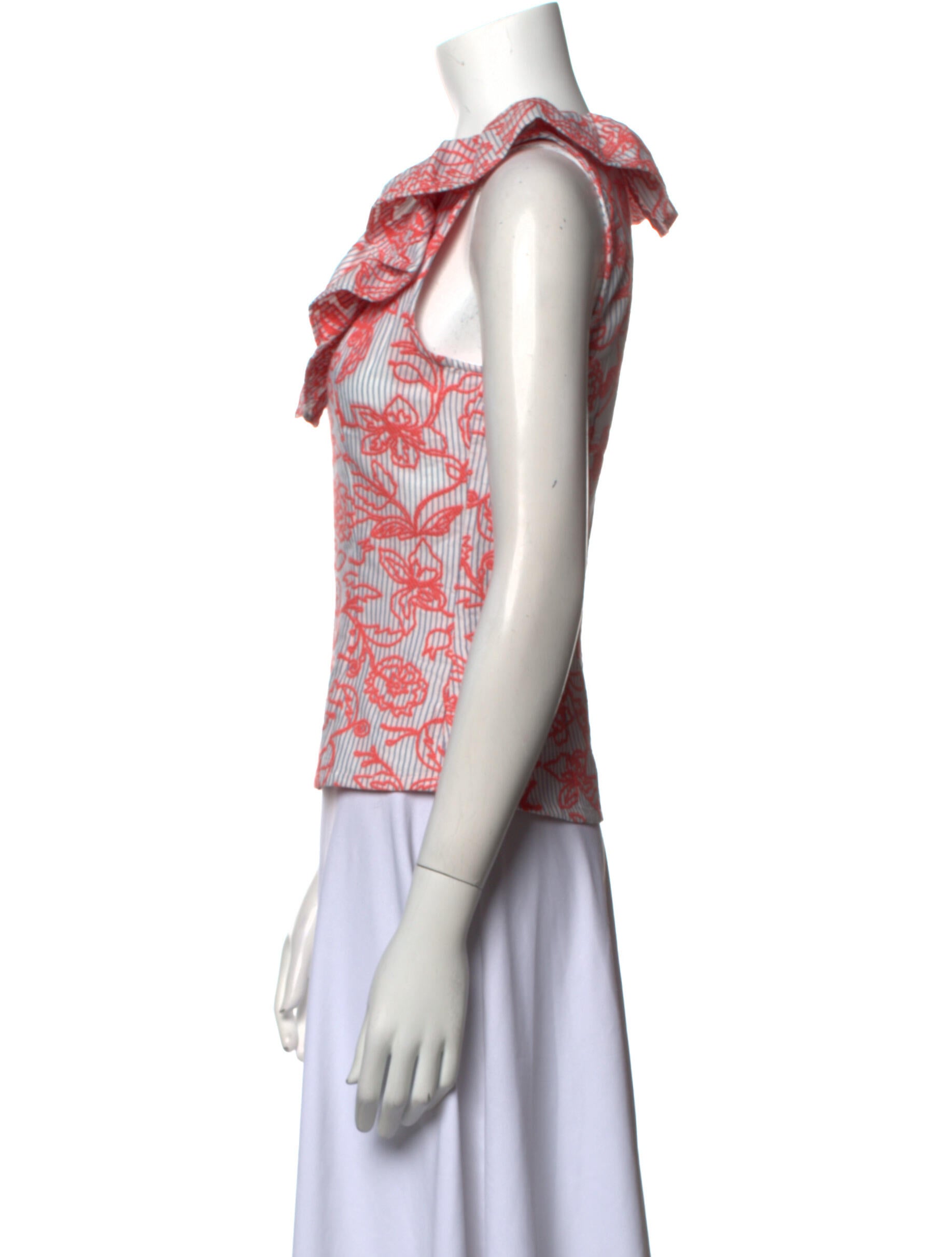 Vivienne Hu Printed Crew Neck Top