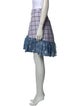 Vivienne Hu Plaid Print Knee-Length Skirt