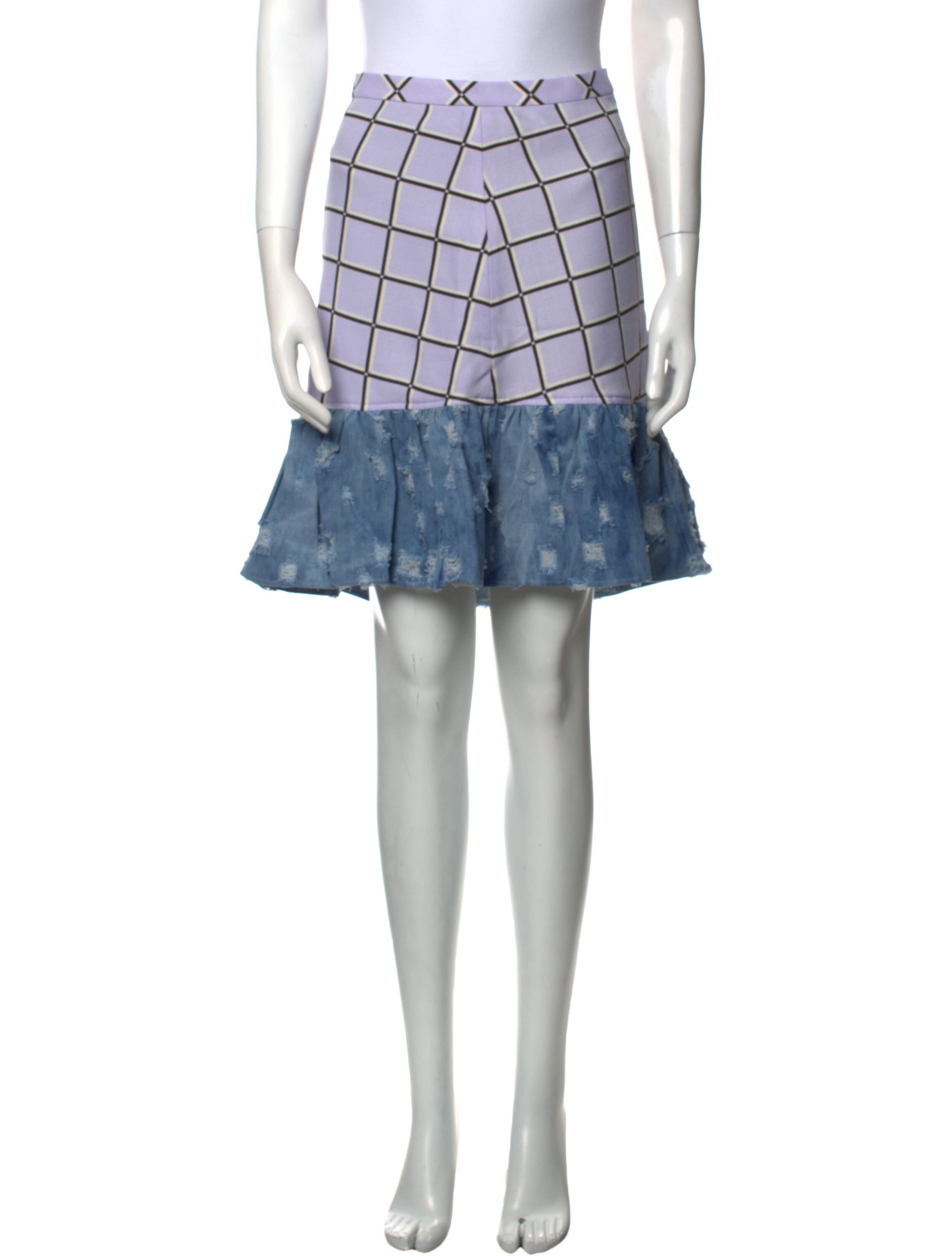 Vivienne Hu Printed Knee-Length Skirt