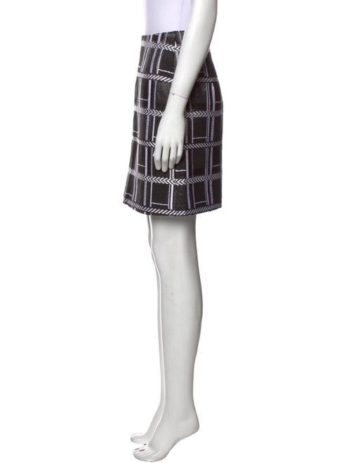 Vivienne Hu Plaid Print Mini Skirt