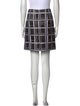Vivienne Hu Plaid Print Mini Skirt