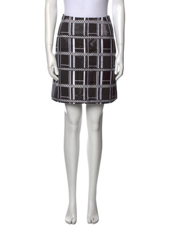 Vivienne Hu Plaid Print Knee-Length Skirt