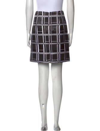 Vivienne Hu Plaid Print Knee-Length Skirt