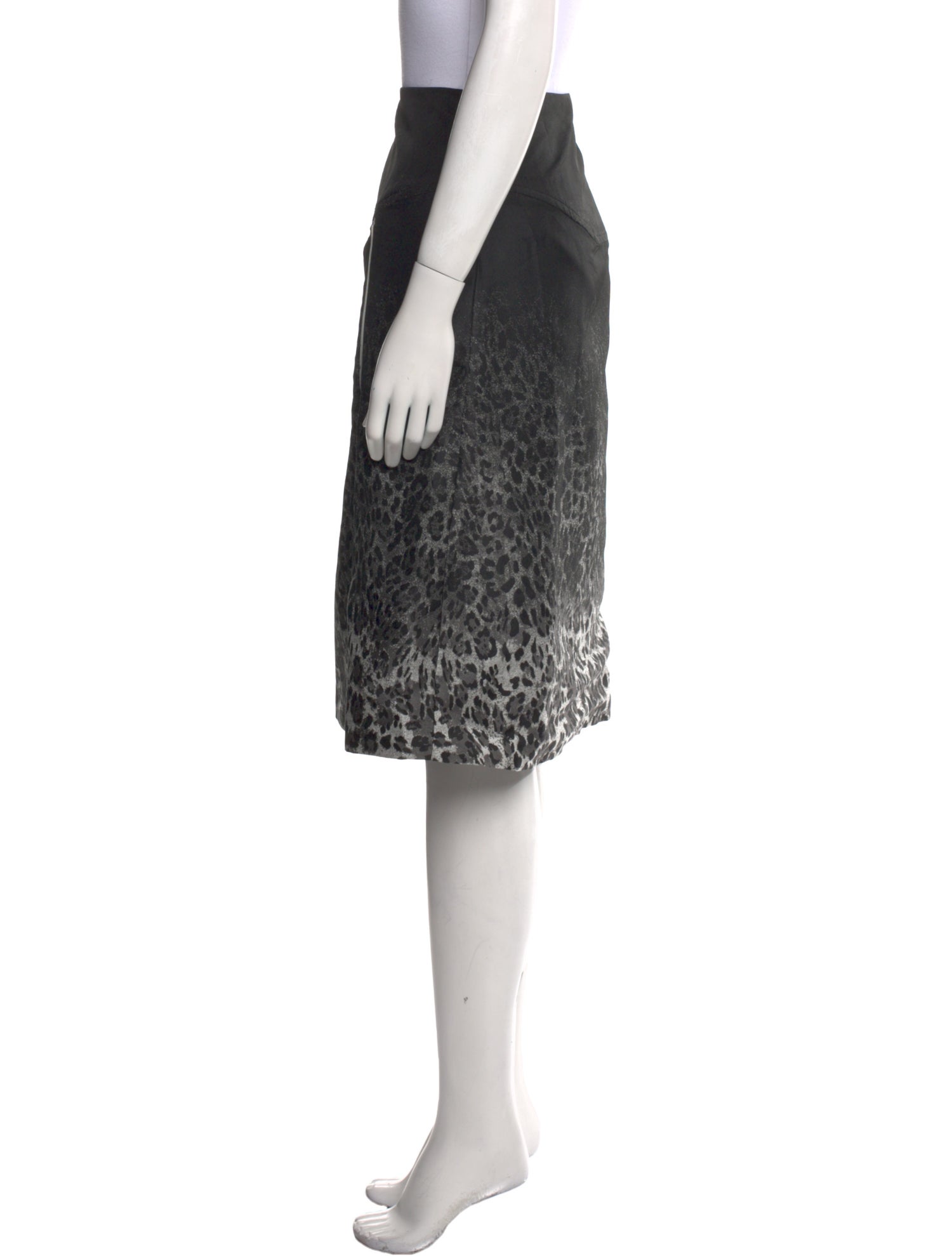 Vivienne Hu Animal Print Knee-Length Skirt