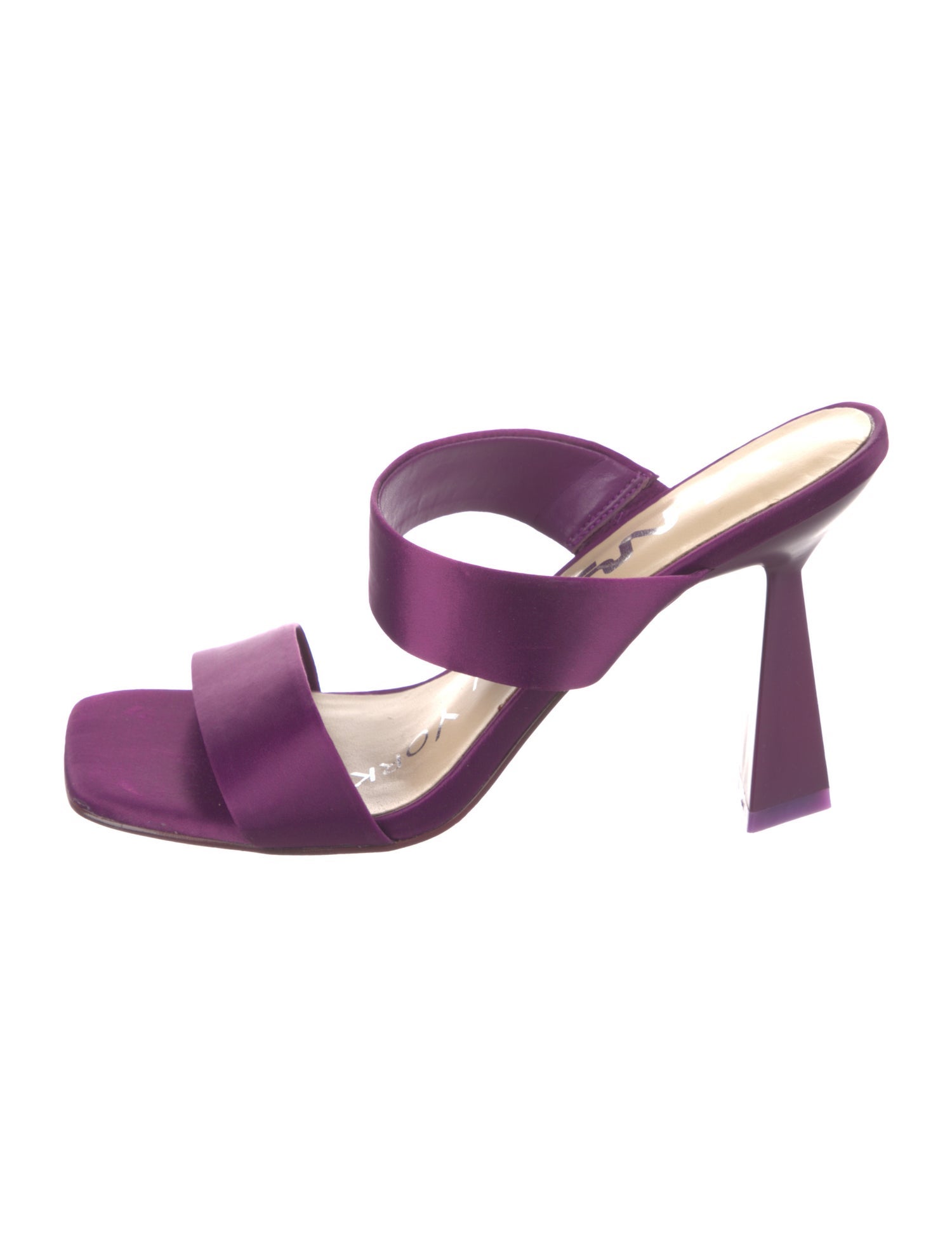 Vivienne Hu Satin Slides