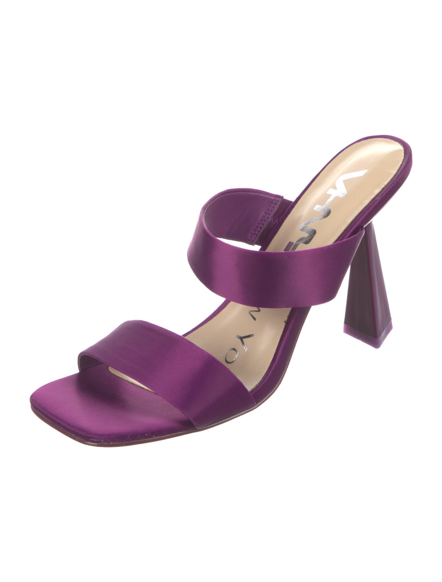 Vivienne Hu Satin Slides